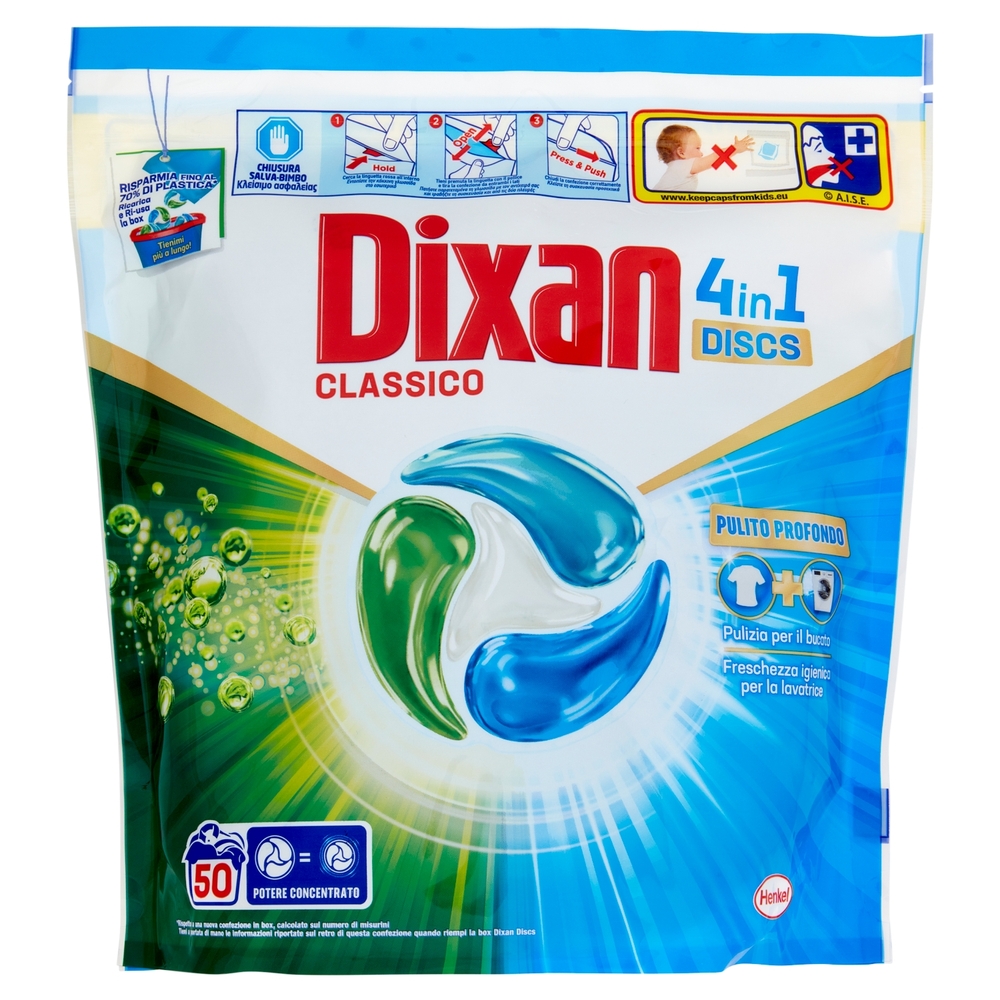 DIXAN Discs Classico 50pz (825g)